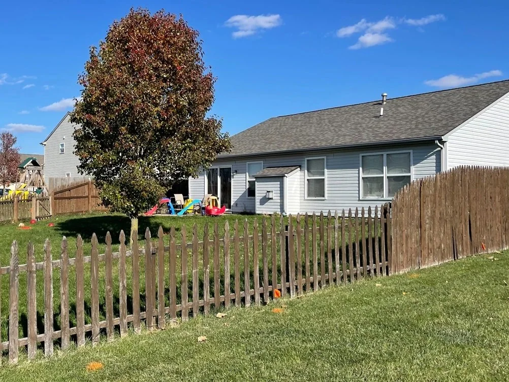 Fence installed by Allen County Fence Company