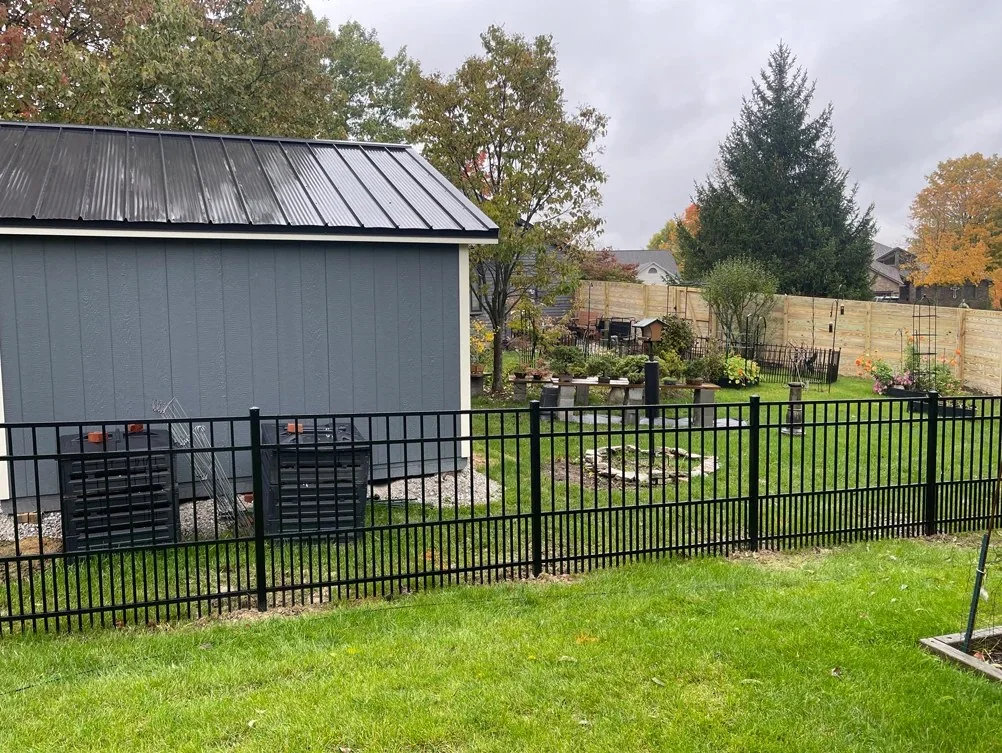 Fence installed by Allen County Fence Company
